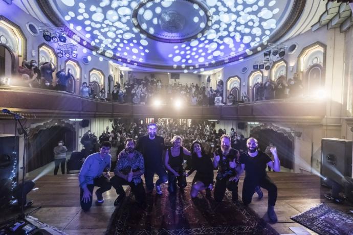 Los integrantes del proyecto Desert Rose, en su estreno sobre los escenarios el pasado diciembre.