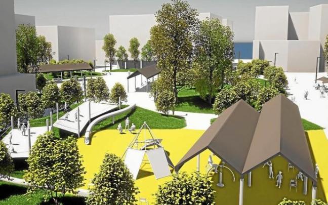 Propuesta denominada 'Parque de la Estación'.