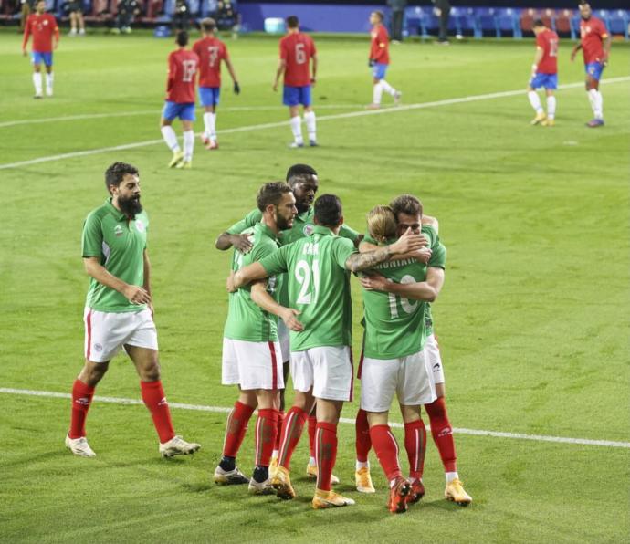 Último partido de la Euskal Selekzioa ante Costa Rica (2-1)