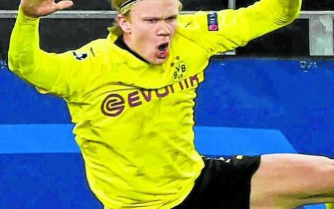 El noruego Haaland es uno de los delanteros de moda en Europa; y Oblak, una referencia en la portería. Fotos: N.G.