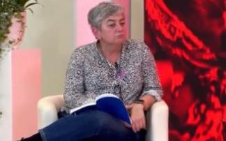 La alcaldesa de Gijón, Ana González, durante su intervención. La alcaldesa de Gijón, Ana González, durante su intervención.