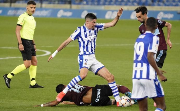 Gil Manzano pitó el Real Sociedad-Celta de la temporada pasada