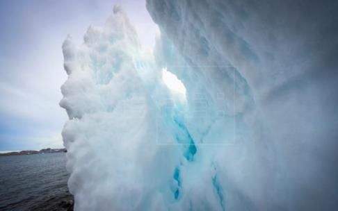 Imagen de un glaciar en la zona de China. Imagen de un glaciar en la zona de China.