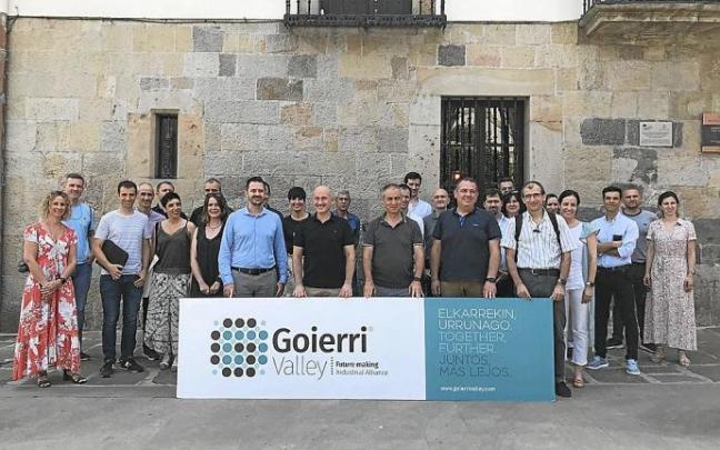 Miembros de Goierri Valley tras la Asamblea General Ordinaria de 2022 llevada a cabo en Ordizia.