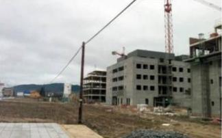 Edificio en obras en Goikolarra, en una imagen de archivo