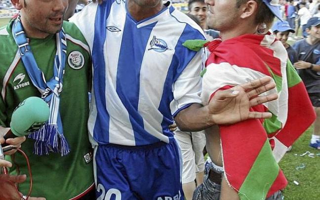 Juan Epitié. Dos partidos con el primer equipo del Deportivo Alavés y dos goles en la temporada 2000-01. Héroe frente al Lillestrøm SK. También logró un ascenso a Primera División al finalizar la temporada 2004-05 Foto: Archivo DNA Juan Epitié. Dos partidos con el primer equipo del Deportivo Alavés y dos goles en la temporada 2000-01. Héroe frente al Lillestrøm SK. También logró un ascenso a Primera División al finalizar la temporada 2004-05 Foto: Archivo DNA