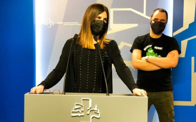 La portavoz de Elkarrekin Podemos-IU, Miren Gorrotxategi La portavoz de Elkarrekin Podemos-IU, Miren Gorrotxategi