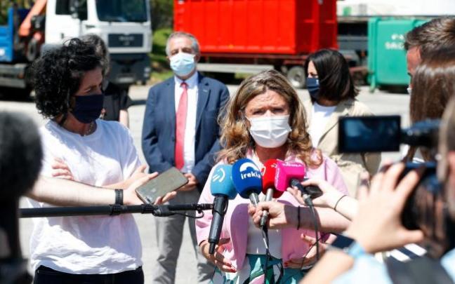 La consejera de Salud, Gotzone Sagardui,.