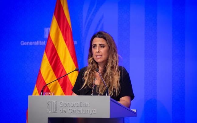La portavoz del Govern de la Generalitat, Patrícia Plaja.
