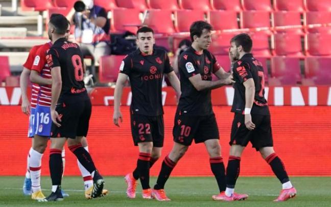 Partido de la Real contra el Granada