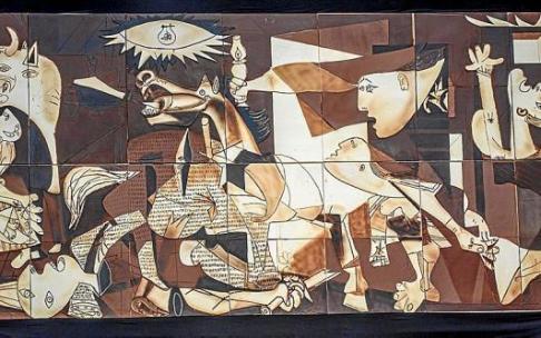 Imagen del 'Guernica' de chocolate elaborado por Euskal Gozogileak. Imagen del 'Guernica' de chocolate elaborado por Euskal Gozogileak.