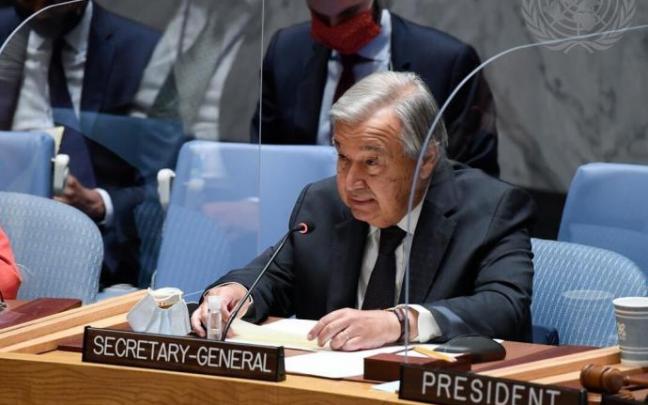 El secretario general de Naciones Unidas, António Guterres. El secretario general de Naciones Unidas, António Guterres.