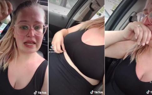 Capturas del vídeo que se hizo viral en la red social. Capturas del vídeo que se hizo viral en la red social.