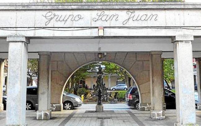 El arco de entrada al Grupo San Juan desde Garibai. Foto: A.D.
