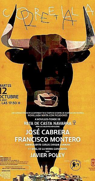 Cartel anunciador de Reta de Casta Navarra en Corella.