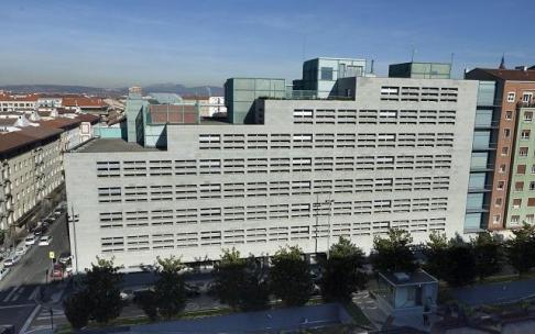 Edificio de la Hacienda foral alavesa, en la calle Samaniego