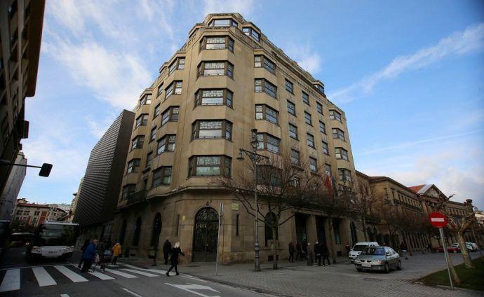 Edificio de la Hacienda Foral, en Pamplona.