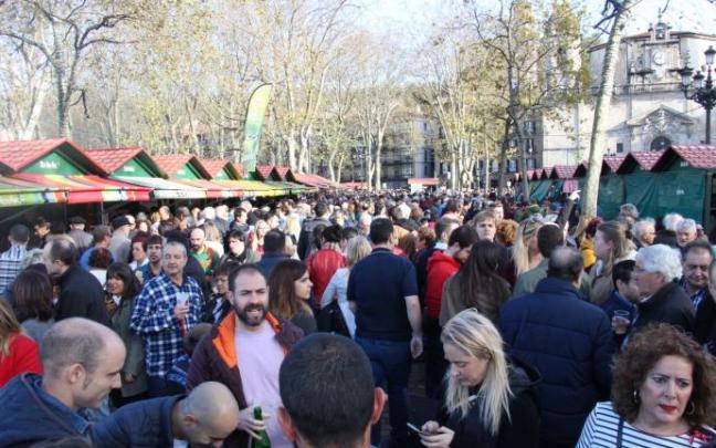 Imagen de la feria de Santo Tomás de 2019, la última que se ha celebrado en Bilbao Imagen de la feria de Santo Tomás de 2019, la última que se ha celebrado en Bilbao