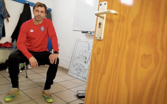 Haritz Mujika, entrenador del Amorebieta
