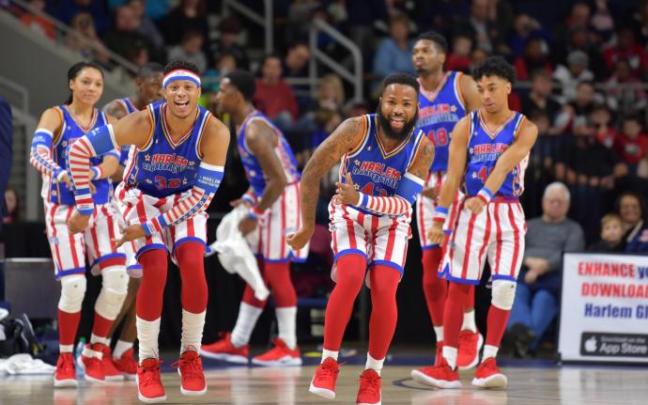 Imagen de archivo de los Harlem Globetrotters.