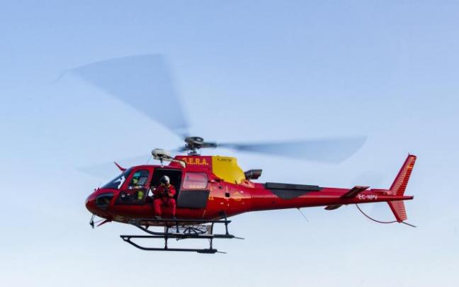 Imagen de un helicóptero.