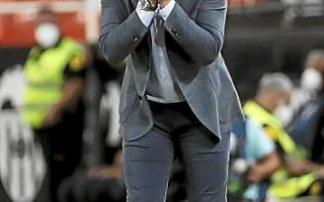 Calleja, en Mestalla. Foto: Área 11