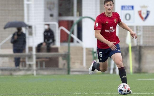 Jorge Herrando en un partido de Osasuna en Tajonar Jorge Herrando en un partido de Osasuna en Tajonar