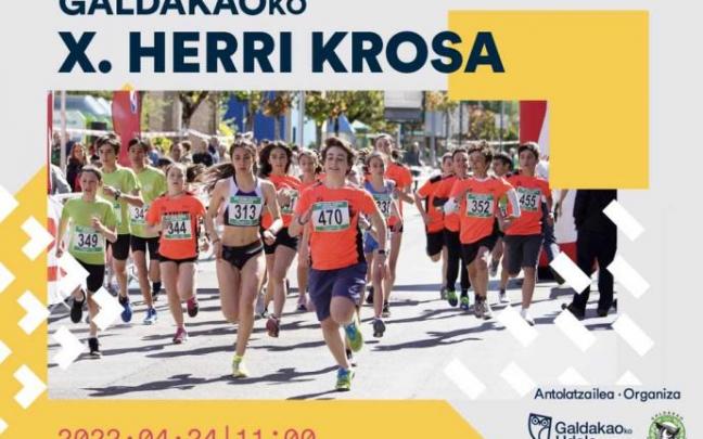 Galdakao celebra el domingo su popular herri krosa sobre un circuito urbano.