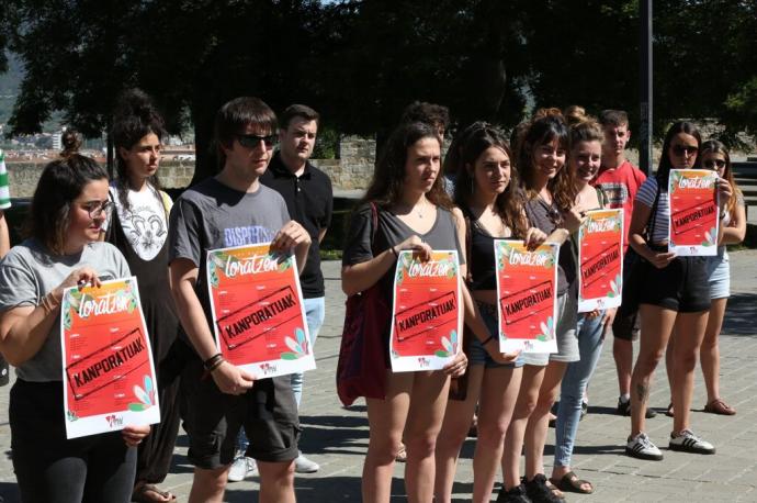 Herri Sanferminak, este miércoles en la Plaza de la O.