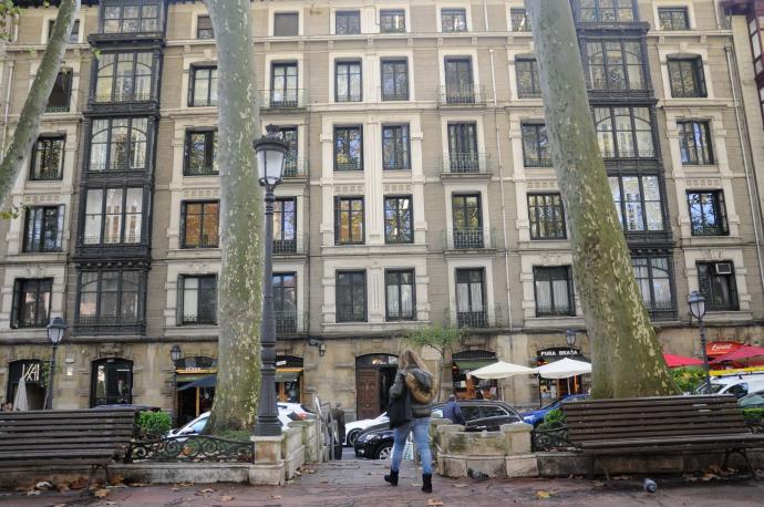 Un edificio de Bilbao.