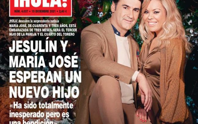 La portada de la revista '¡Hola!'. La portada de la revista '¡Hola!'.