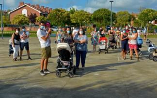 Homenaje realizado el año pasado en la plaza Antsonekoa.