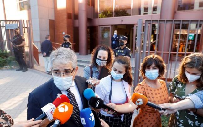 El ex conseller, Francesc Homs a su llegada al Tribunal de Cuentas en Madrid El ex conseller, Francesc Homs a su llegada al Tribunal de Cuentas en Madrid