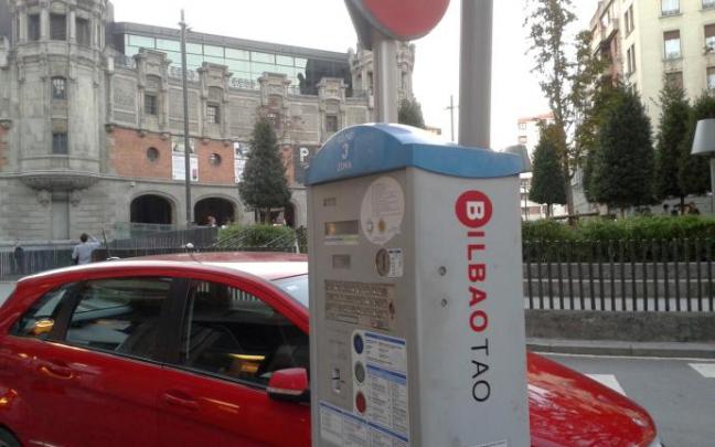 Imagen de archivo de una máquina de la OTA en Bilbao.