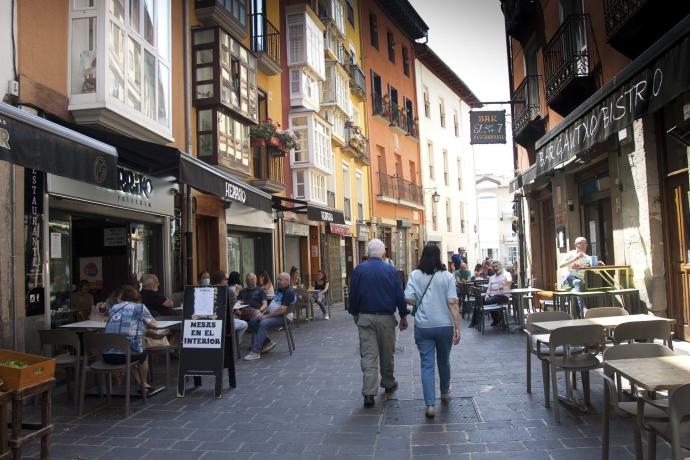 Locales hosteleros en el Casco Viejo de Gasteiz