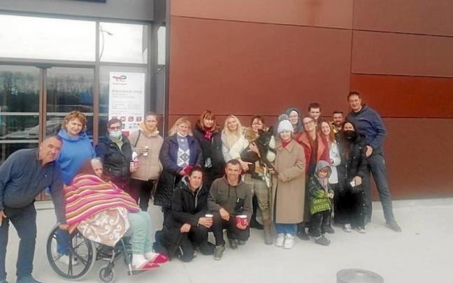 El grupo de viajeros desde Polonia al completo.