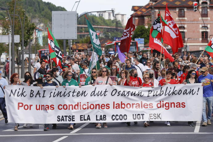Los sindicatos han convocado manifestaciones en todas la capitales.
