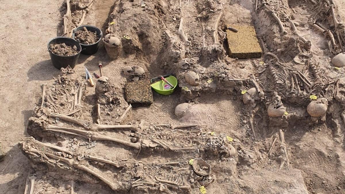 Restos de víctimas del franquismo