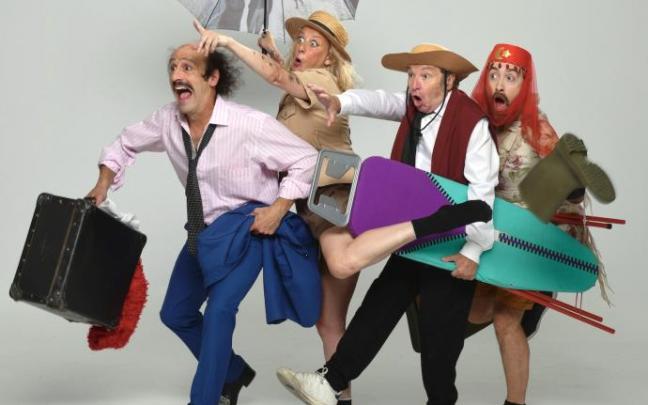La compañía madrileña Yllana presentará en Kultur Leioa 'Passport'. La compañía madrileña Yllana presentará en Kultur Leioa 'Passport'.
