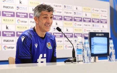 Imanol Alguacil: "Los números del Barcelona asustan" Imanol Alguacil: "Los números del Barcelona asustan"