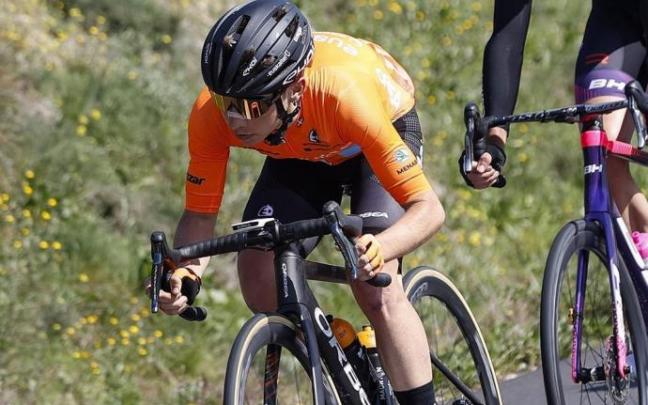 Ibai Azurmendi, durante la etapa