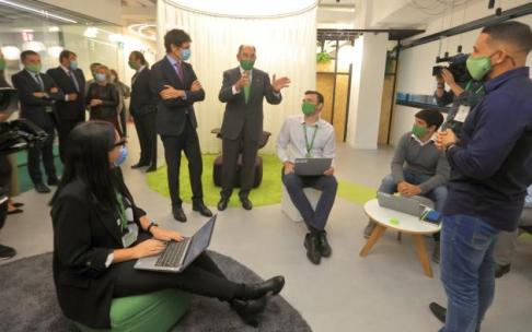 El presidente de Iberdrola, Ignacio Galán, en Bilbao.