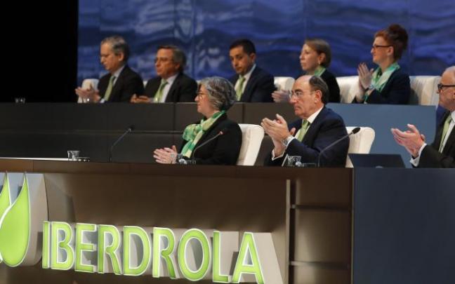 Sánchez Galán, durante una Junta de Accionistas de Iberdrola anterior. Sánchez Galán, durante una Junta de Accionistas de Iberdrola anterior.
