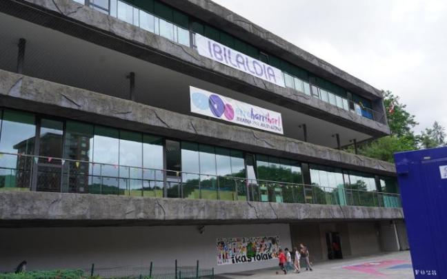 La ikastola Abusu de La Peña en Bilbao lleva meses organizado los actos que darán vida al Ibilaldia de la postpandemia.