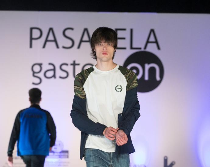 Ibon Altuzarra, en un momento de la pasarela Gasteiz On