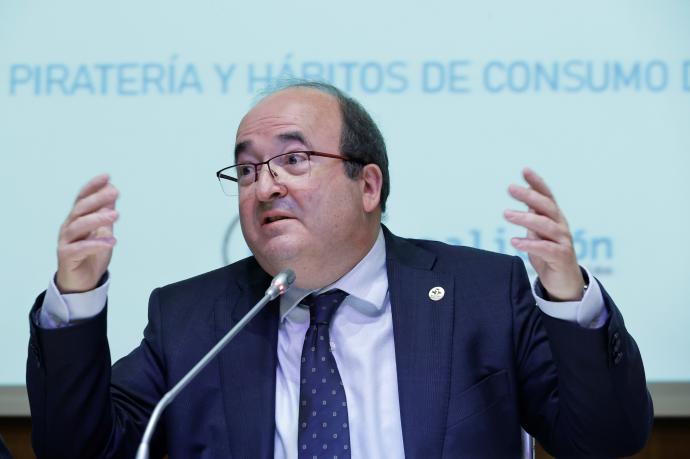 El ministro de cultura y Deporte, Miquel Iceta