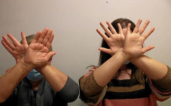 Víctimas de violencia de género de diferente generación. Foto: Oskar Montero Víctimas de violencia de género de diferente generación. Foto: Oskar Montero
