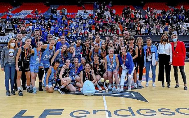 Baloncesto: el IDK Euskotren, subcampeón de la Mini Copa