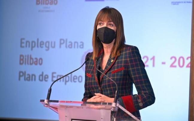 La vicelehendakari segunda y consejera de Empleo y Trabajo, Idoia Mendia, del PSE.