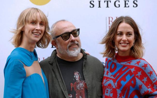 Álex de la Iglesia, con Ingrid García-Jonsson y Silvia Alonso, protagonistas de 'Veneciafrenia'. Álex de la Iglesia, con Ingrid García-Jonsson y Silvia Alonso, protagonistas de 'Veneciafrenia'.